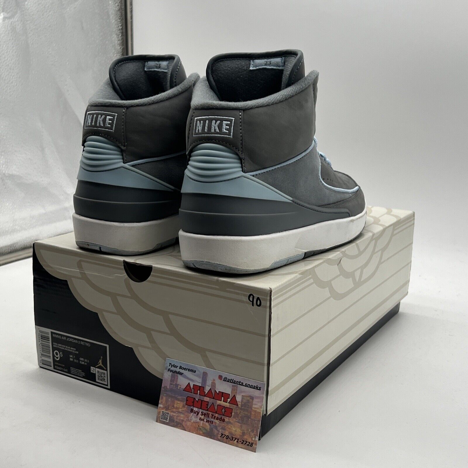 Size 9.5 - Air Jordan 2 Retro Cool Grey W (FB8871-041)