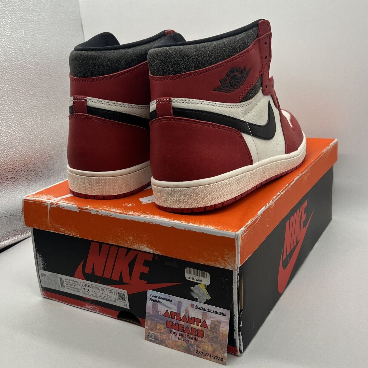 Size 13 - Jordan 1 Retro High OG Chicago Reimagined Lost & Found 2022 DZ5485-612