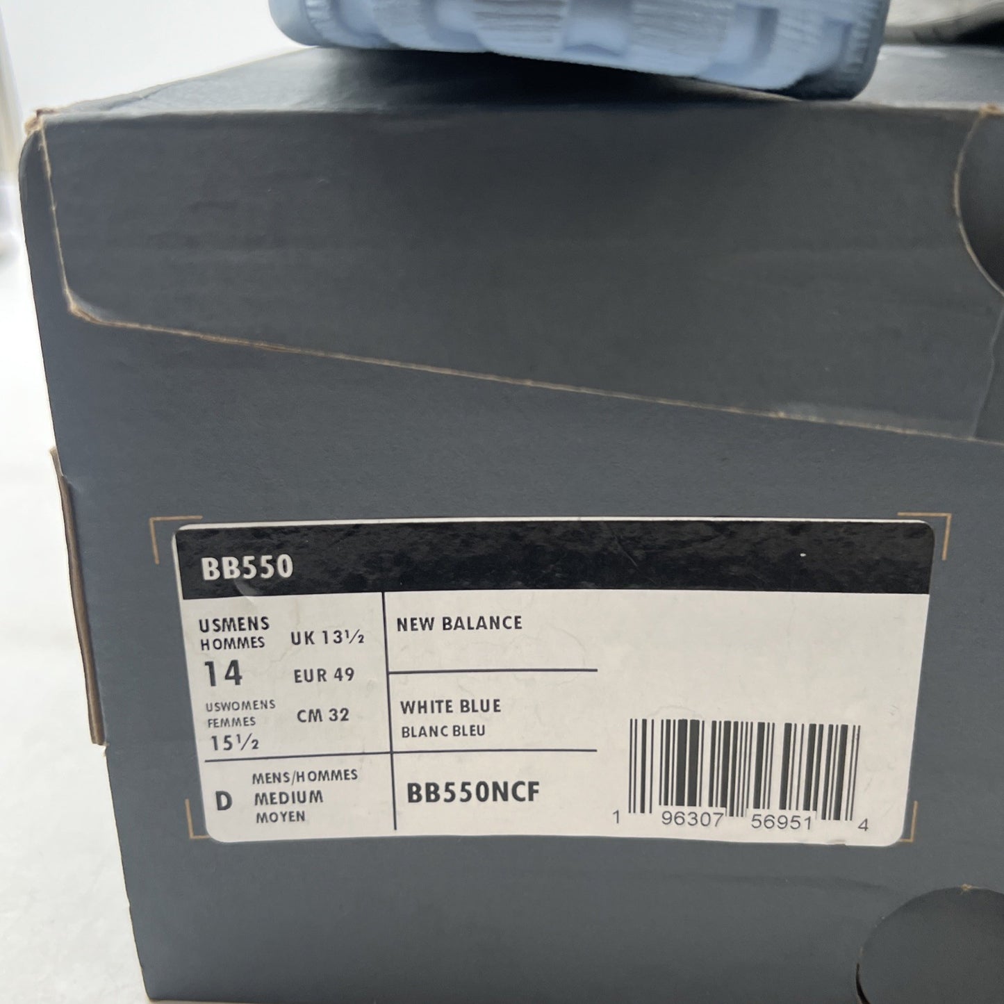 Size 14 - New Balance 550 Marquette (BB550NCF)