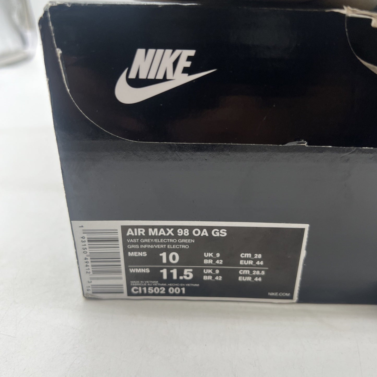 Size 10 - Nike Air Max 98 OA GS Low On Air: NYC La Mezcla (CL1502-001)