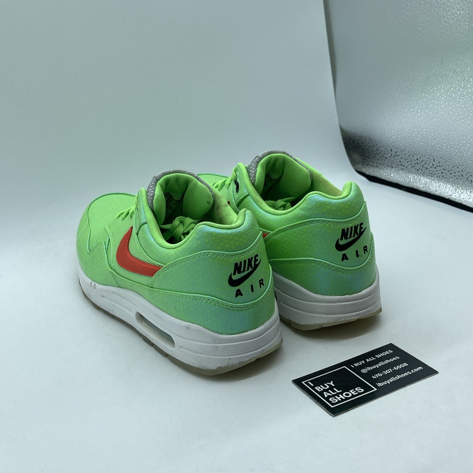 Size 10.5 - Nike Air Max 1 Fb Premium Qs Mercurial Pack Green (665874-400)