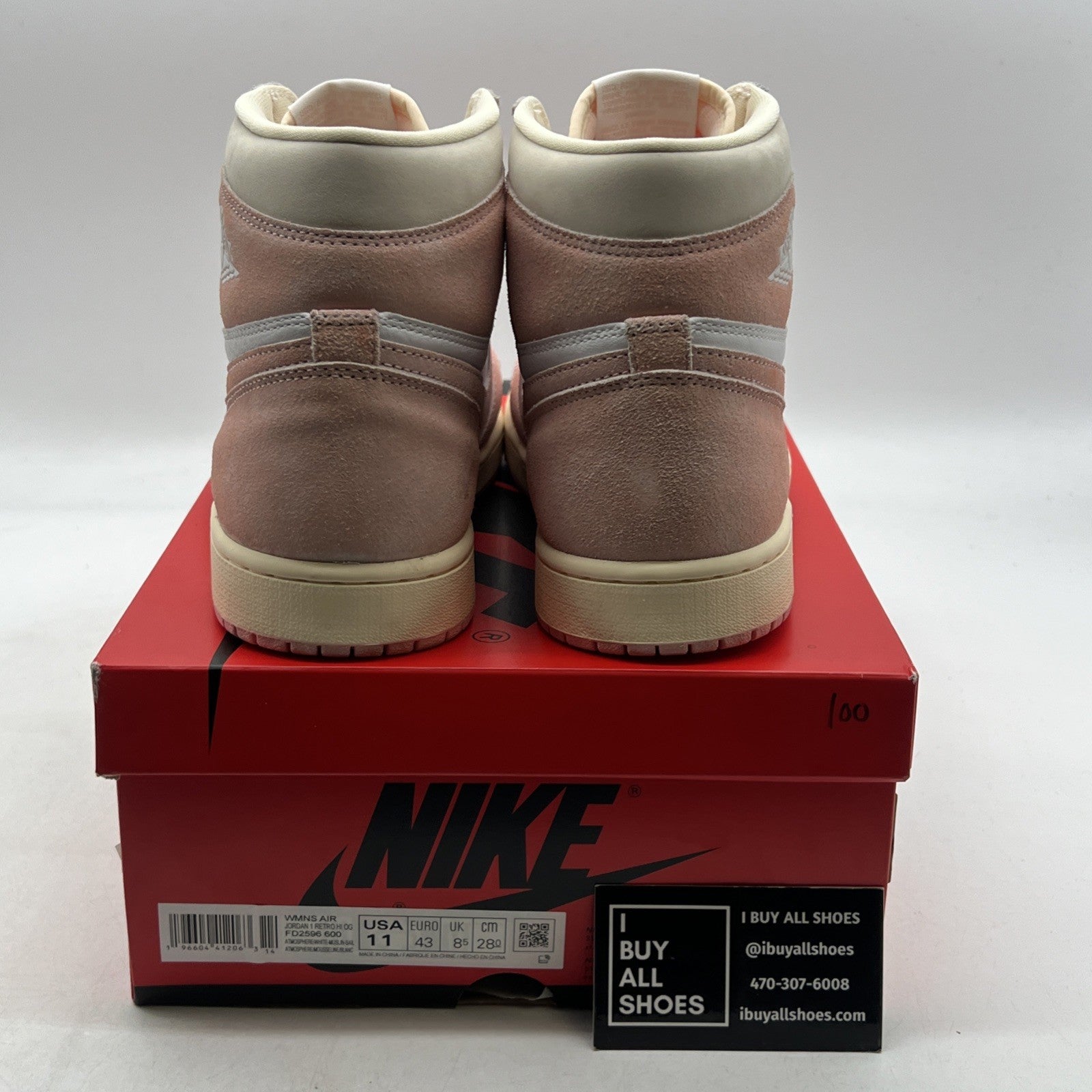 Size 11 - Air Jordan 1 Retro OG High Washed Pink W (FD2596-600)