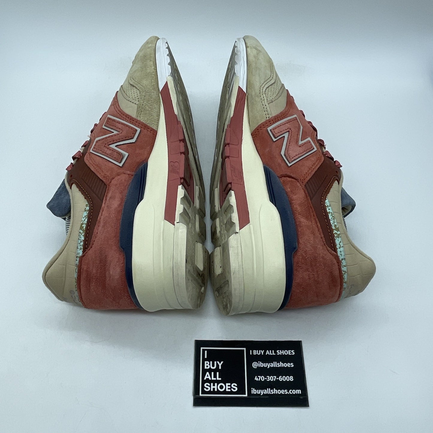 Size 9 - New Balance Stance x 997 First of All Brown Red Suede (M997ST)