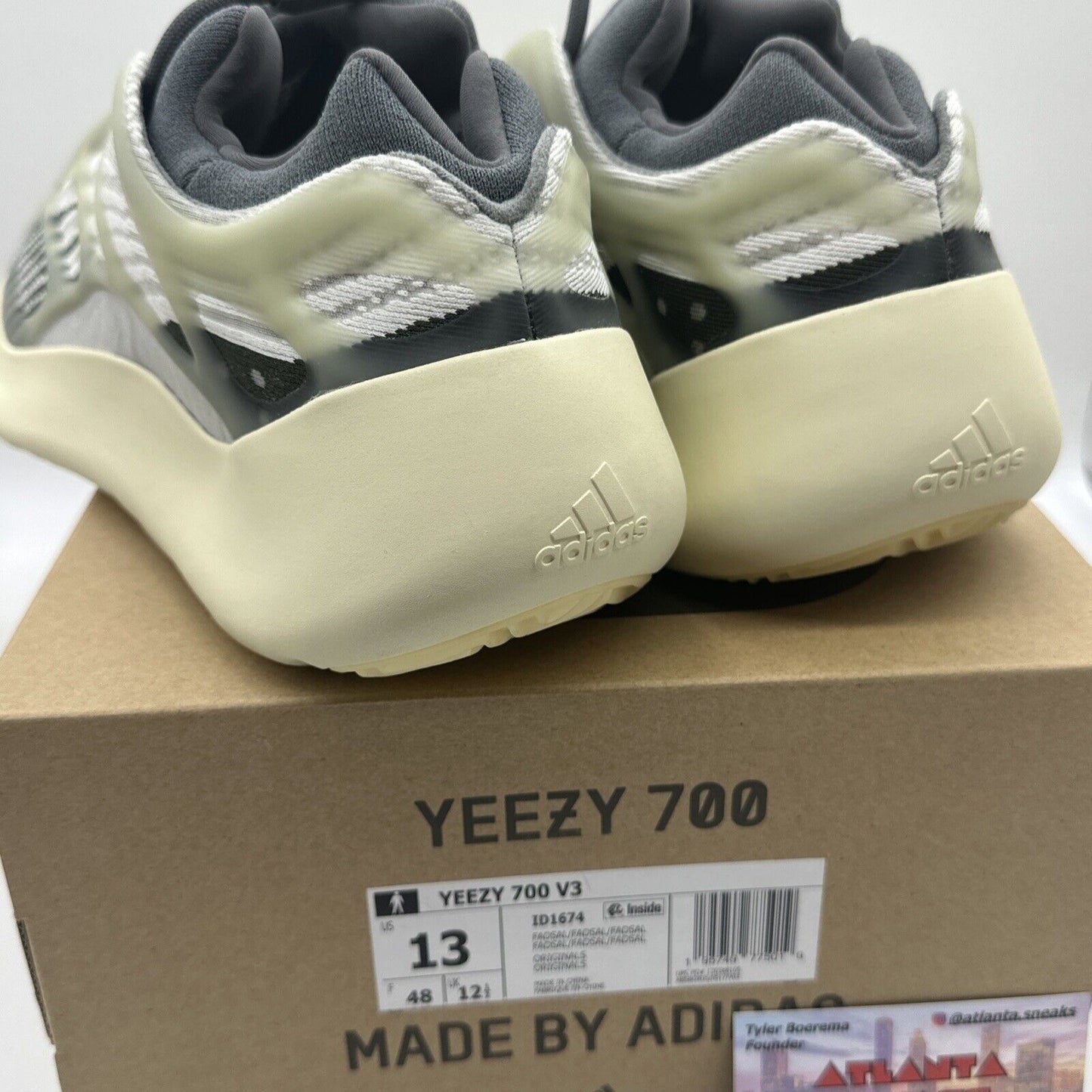 Size 13 - adidas Yeezy 700 V3 Fade Salt 2022