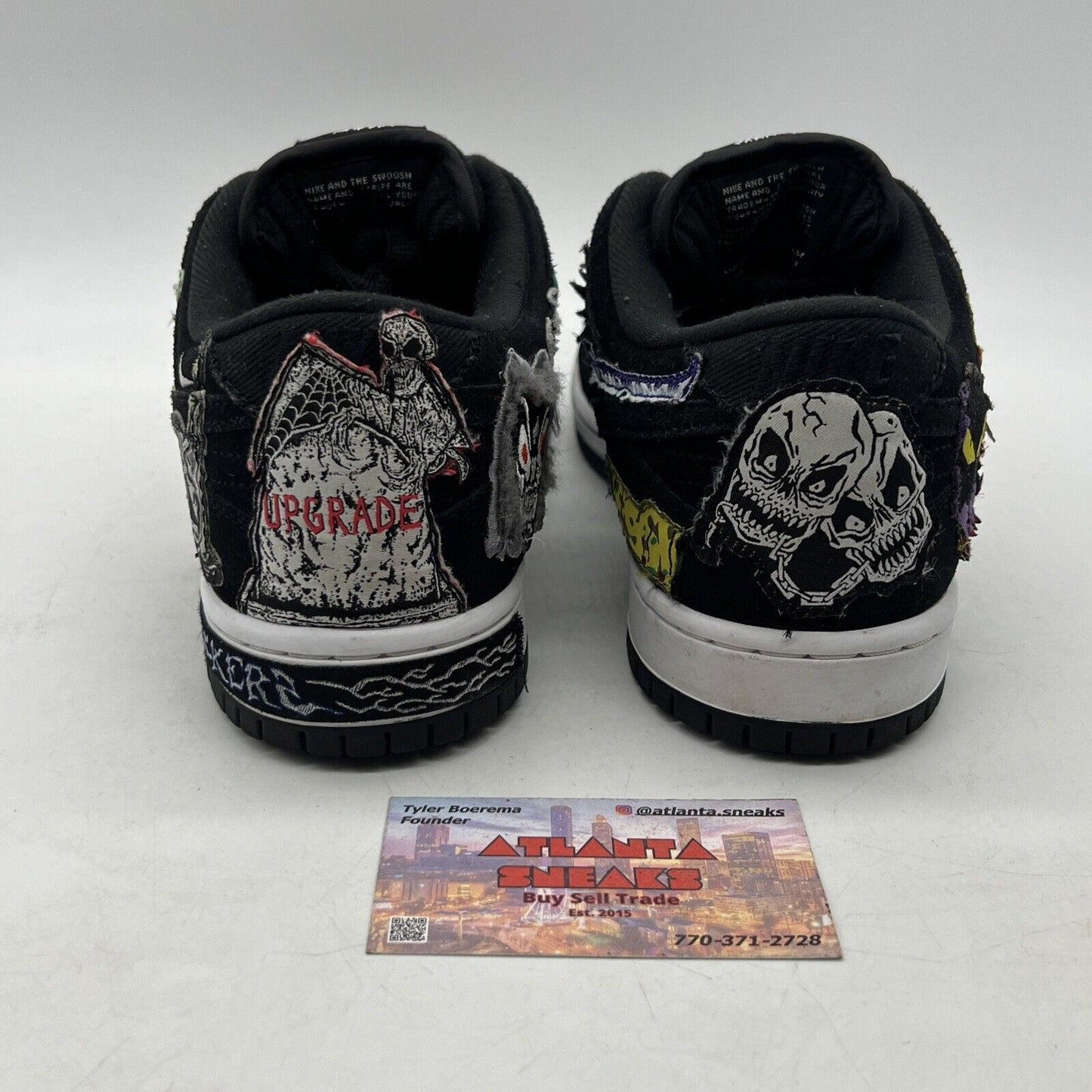 Size 9 - Nike SB Dunk Low Pro QS Black/Multicolor/White 2022 (DQ4488-001)