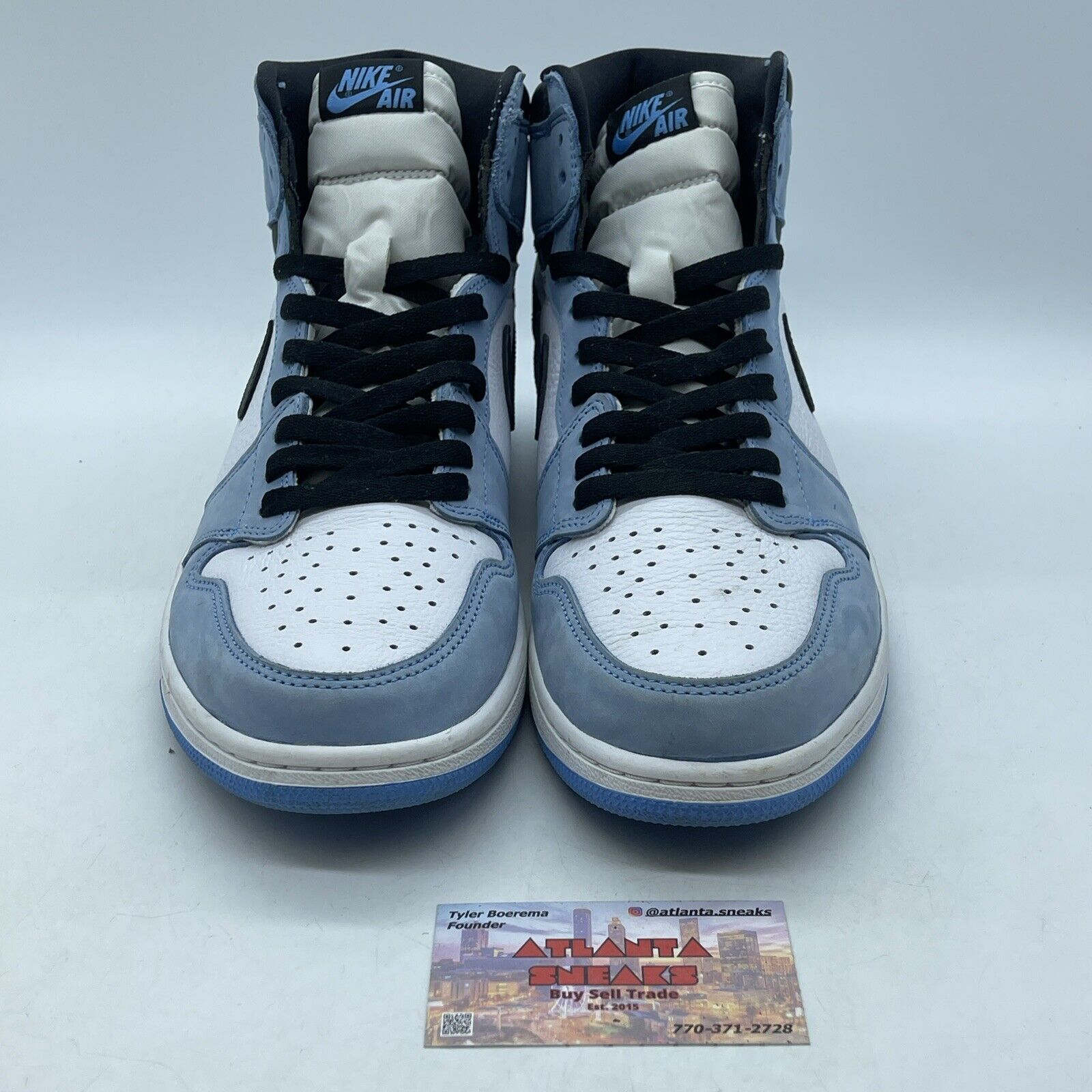 Size 11.5 - Jordan 1 Retro OG High University Blue Suede Leather (555088-134)