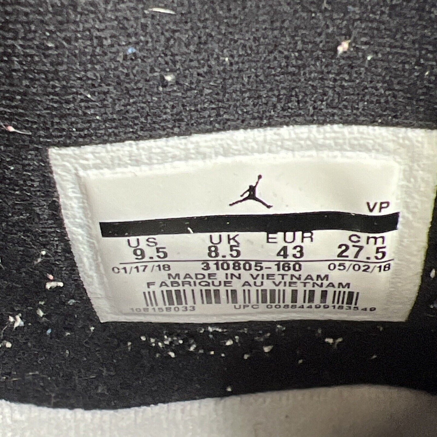 Size 9.5 - Air Jordan 10 Westbrook Class of 2006 (310805-160)