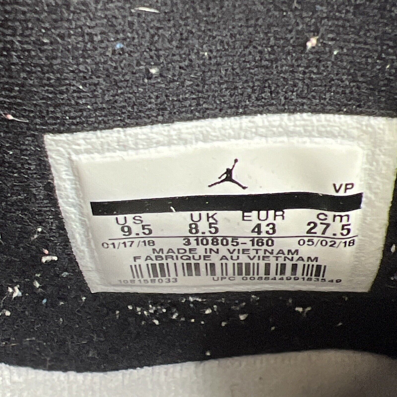 Size 9.5 - Air Jordan 10 Westbrook Class of 2006 (310805-160)