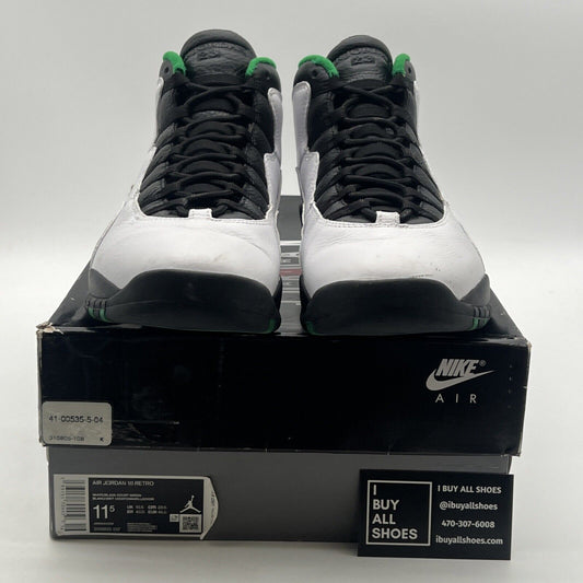 Size 11.5 - Air Jordan 10 Retro 2019 Seattle (310805-137)