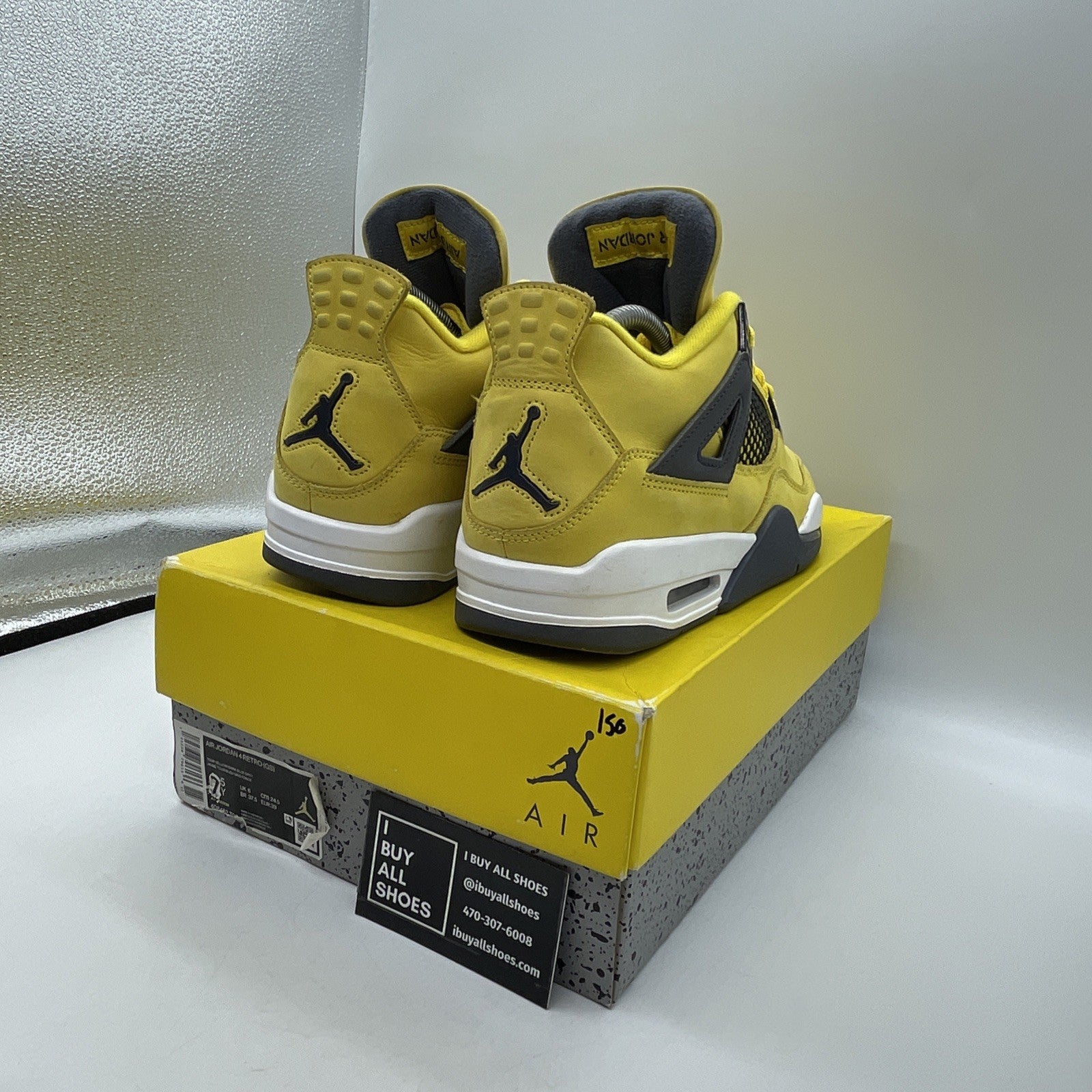 Size 7.5Y - Air Jordan 4 Retro GS Tour Yellow 2021 Suede Leather (408452700)
