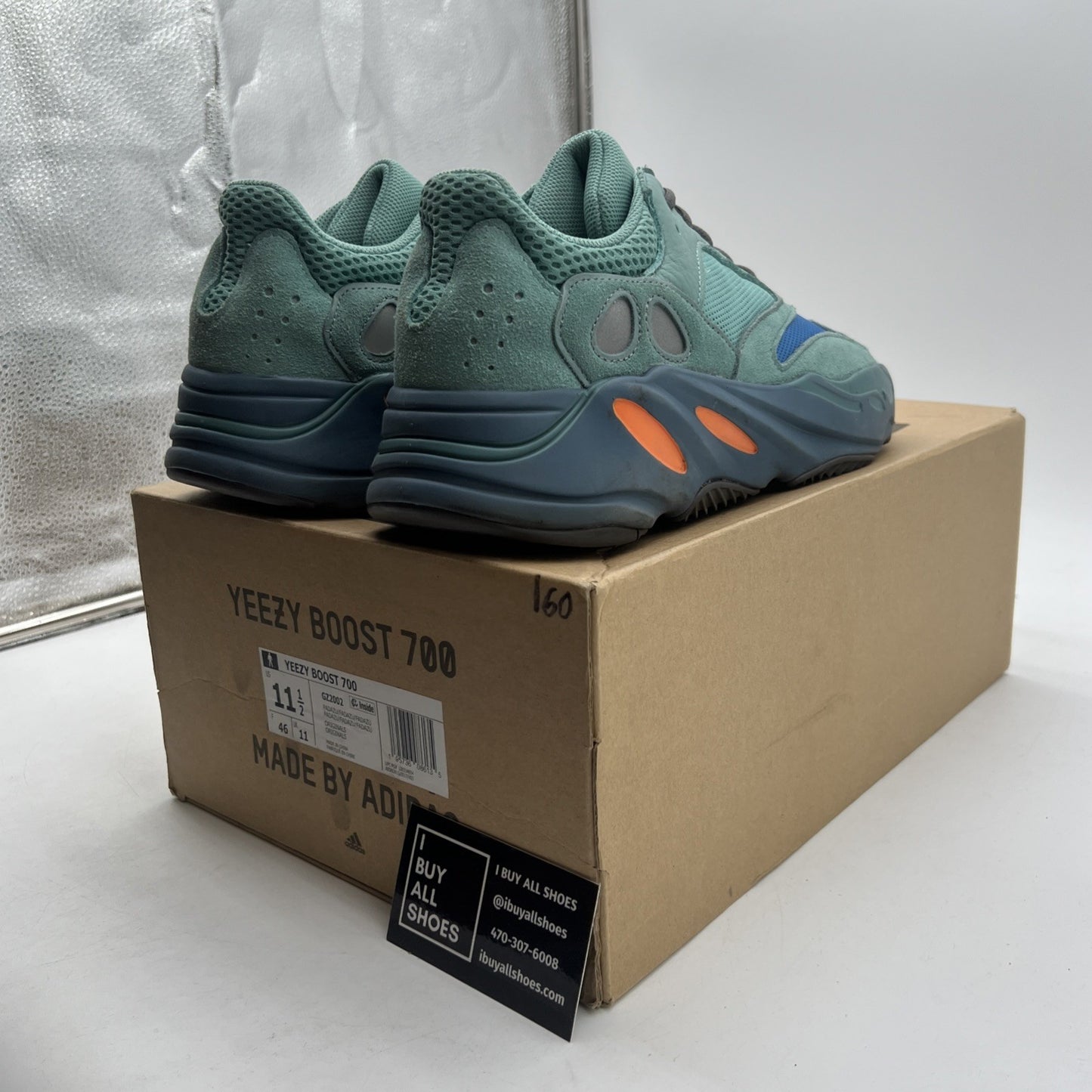 Size 11.5 - adidas Yeezy Boost 700 Faded Azure (GZ2002)
