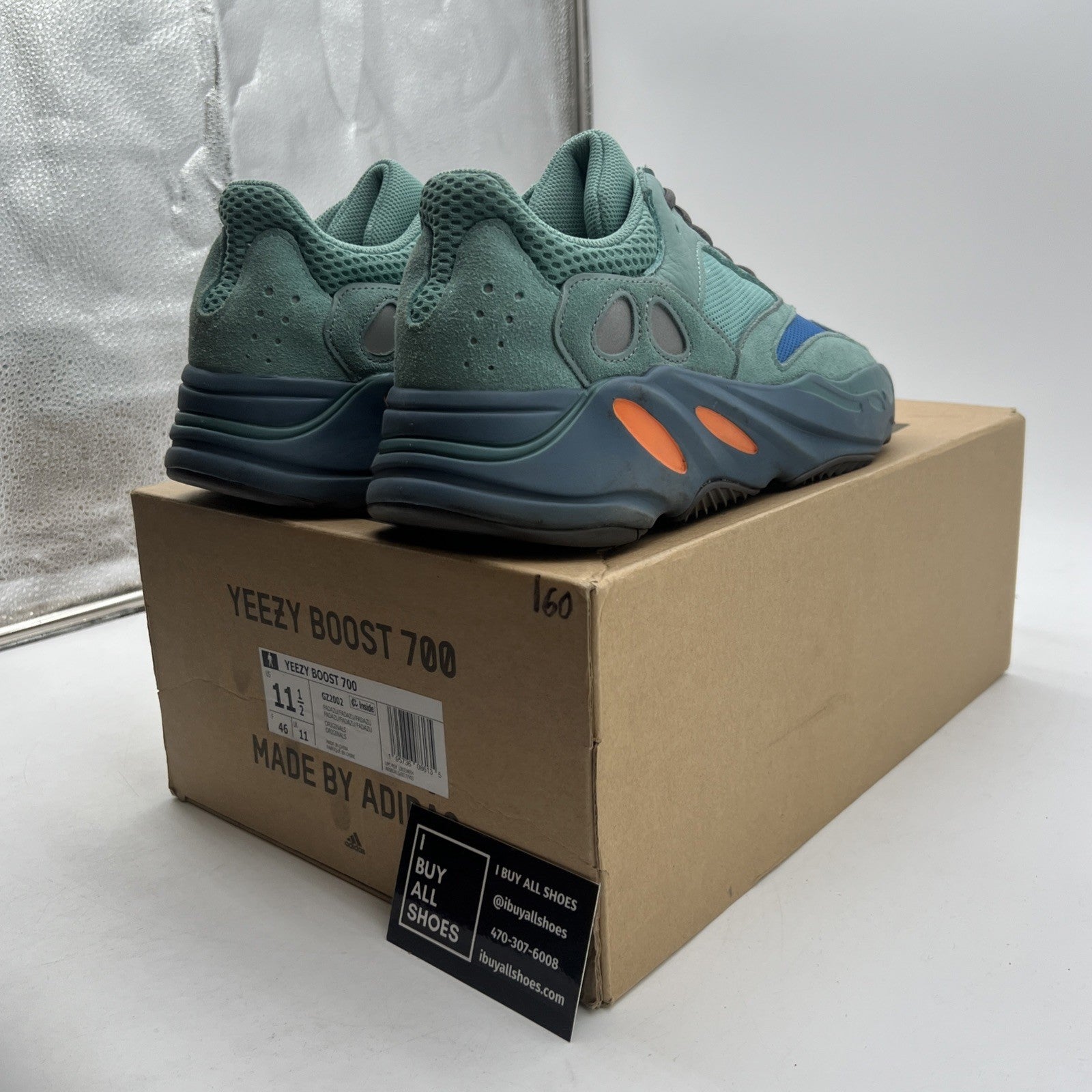 Size 11.5 - adidas Yeezy Boost 700 Faded Azure (GZ2002)