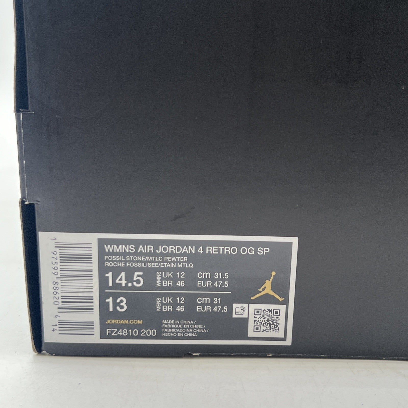 Size 14.5 - A Ma Maniére x Air Jordan 4 Retro While You Were Sleeping W