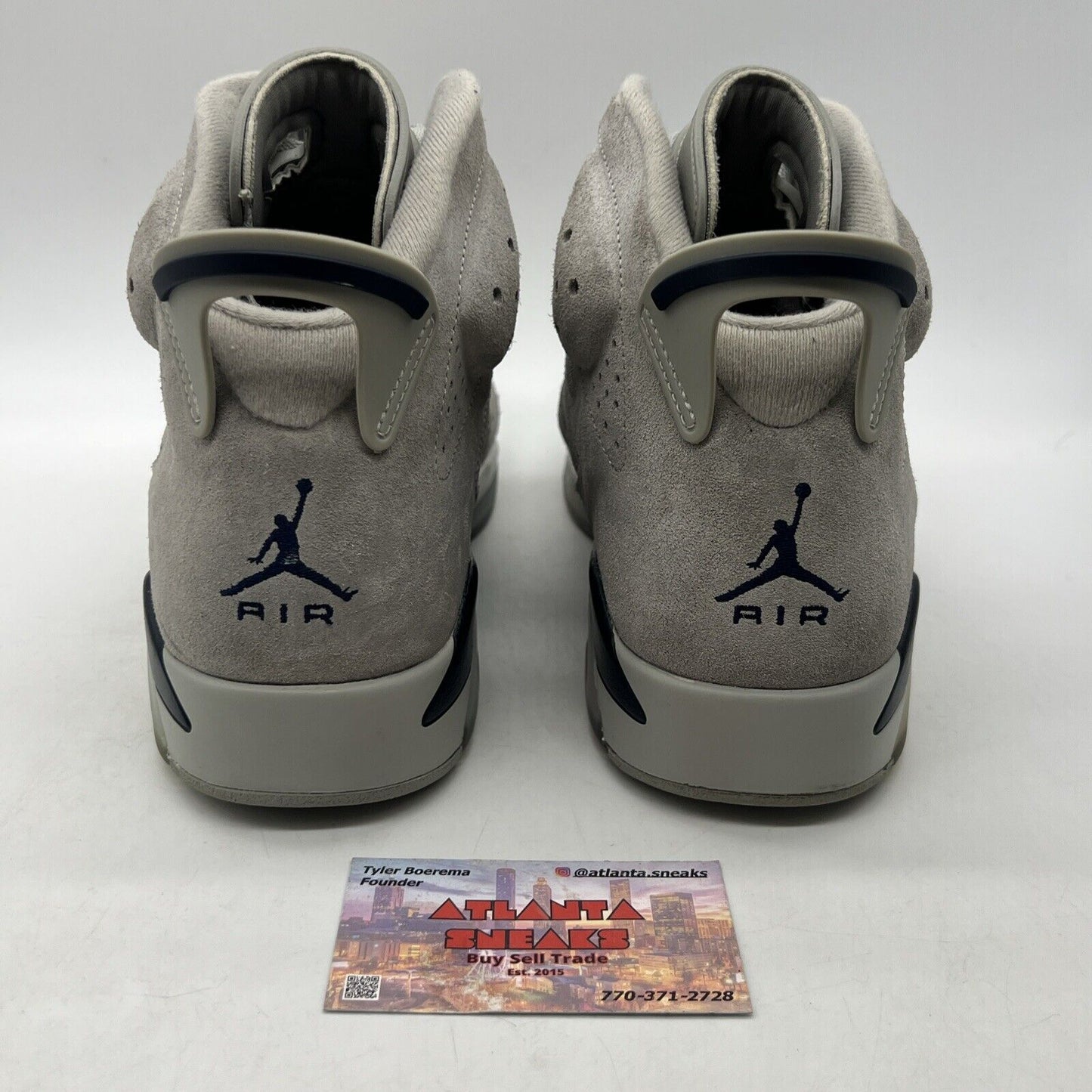 Size 11 - Jordan 6 Retro Mid Georgetown Grey Suede (CT8529-012)