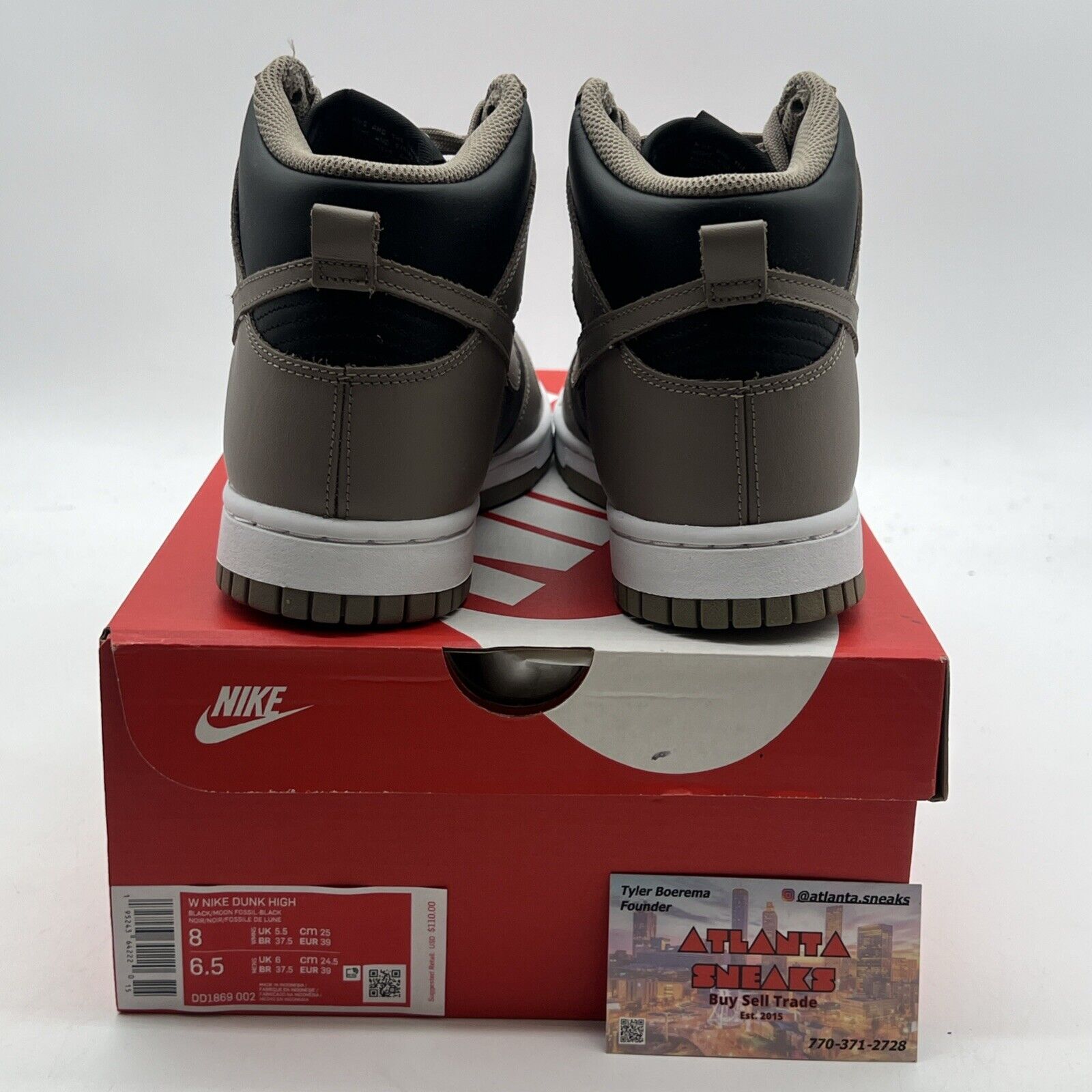 Size 8 - Nike Dunk High Moon Fossil W (DD1869-002)