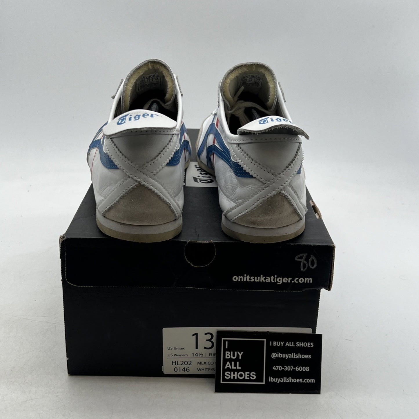 Size 13 - Asics Onitsuka Tiger Mexico 66 Sneakers White US (HL202)