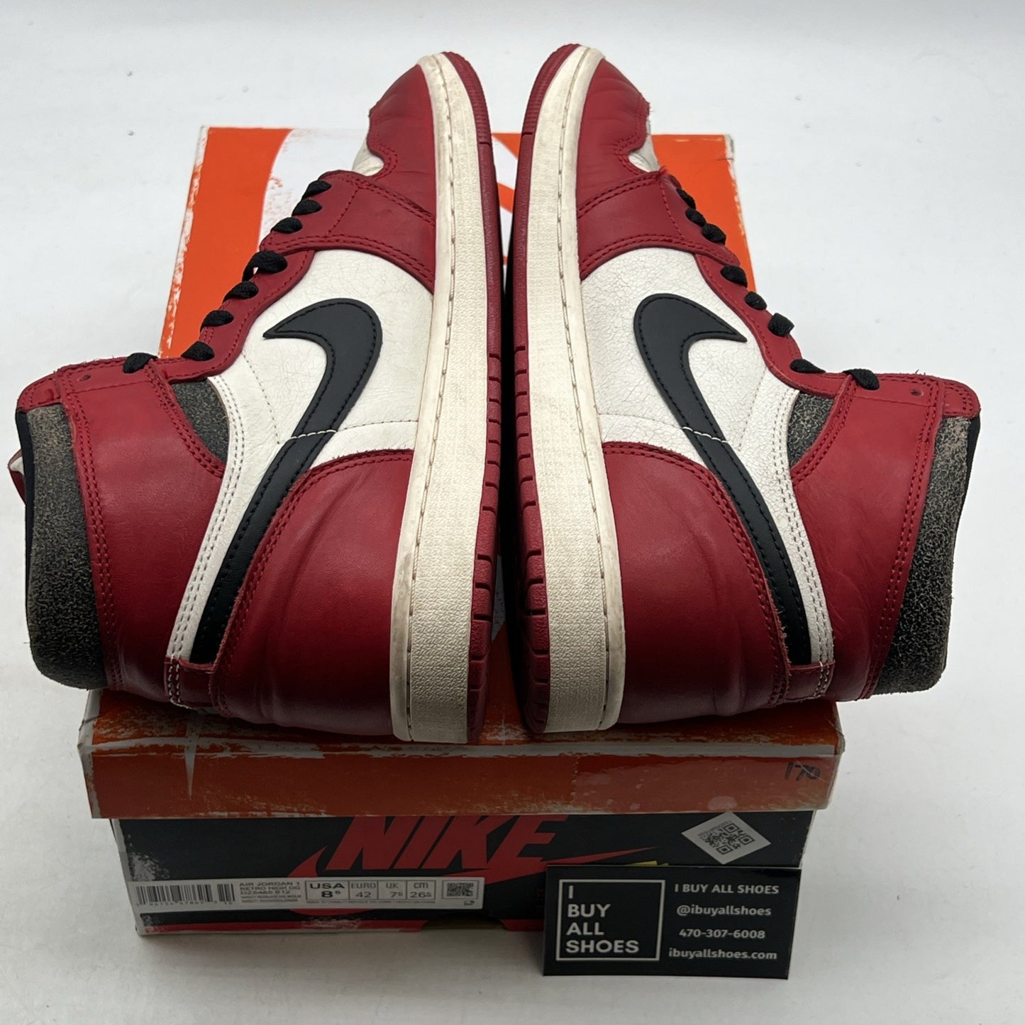 Size 8.5 - Air Jordan 1 Retro High Chicago Reimagined Lost & Found (DZ5485-612)