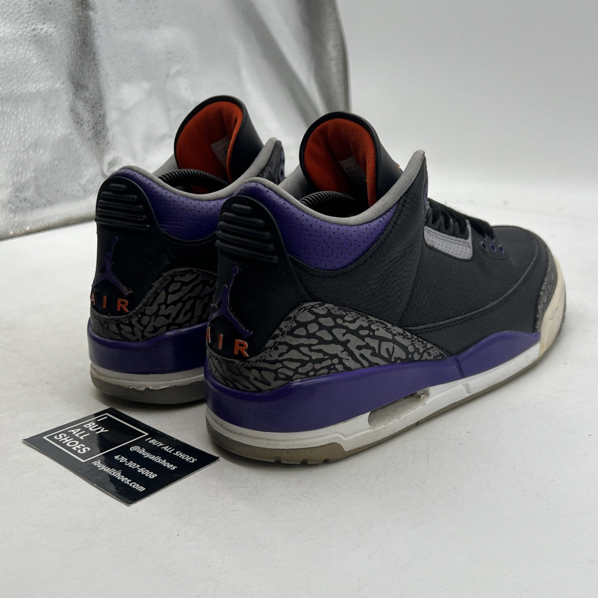 Size 8.5 - Air Jordan 3 Retro Court Purple (CT8532-050)
