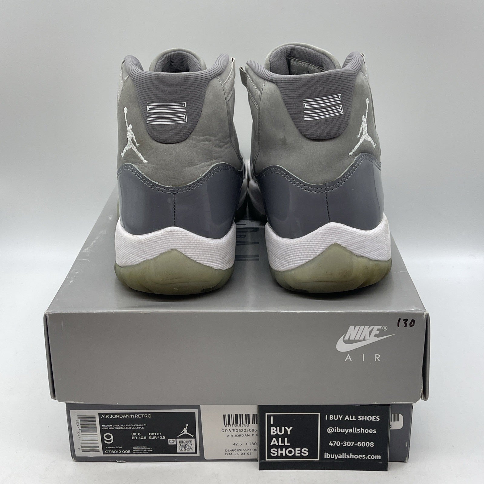 Size 9 - Air Jordan 11 Retro High Cool Grey (CT8012-005)