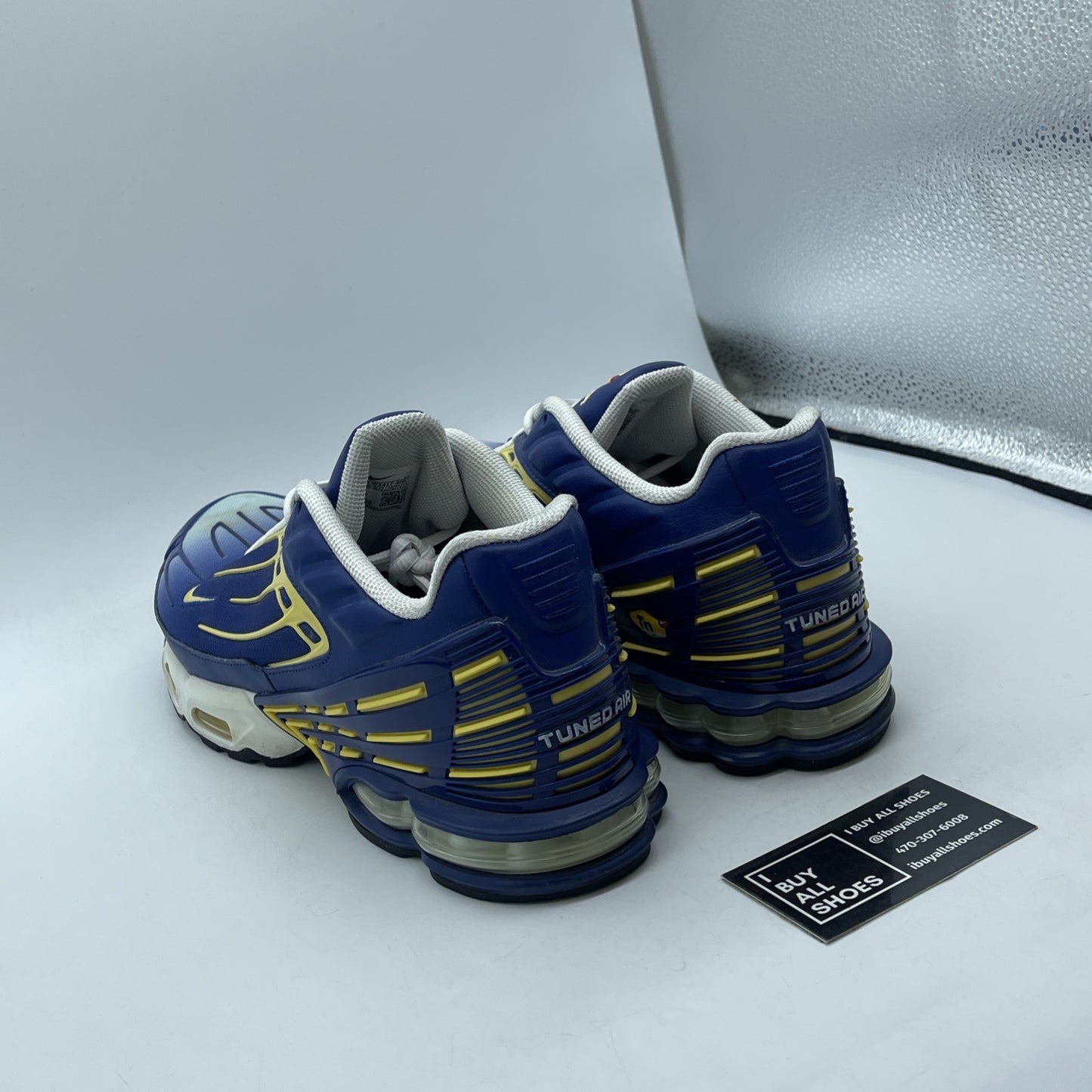 Size 11.5 - Nike Air Max Plus 3 Deep Royal Blue White Suede (CW1417-400)