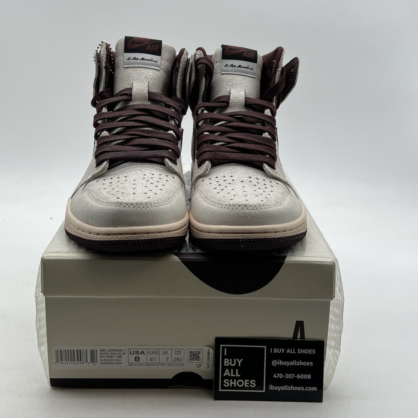 Size 8 - Air Jordan 1 OG x A Ma Maniere High Airness (DO7097-100)