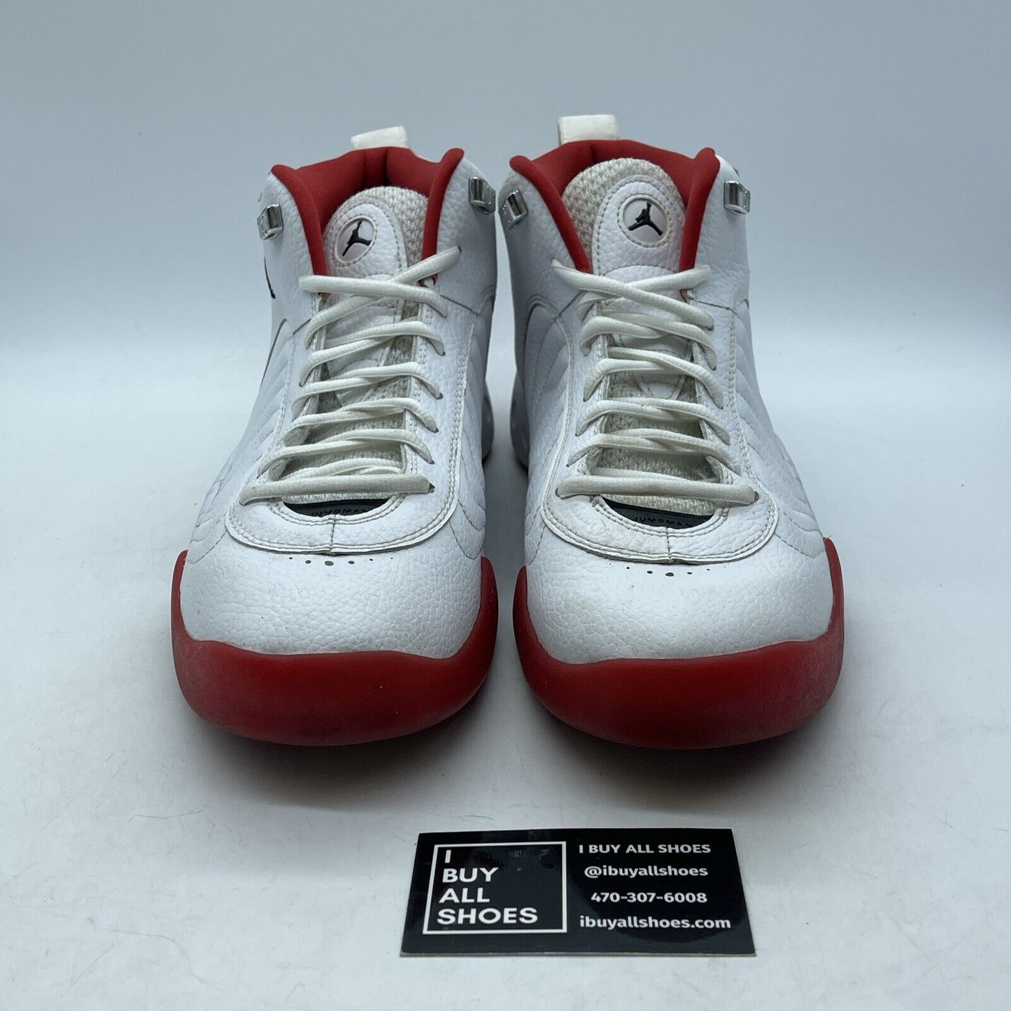 Size 11.5 - Jordan Jumpman Pro 2018 Cherry Red Black White Leather (906876-106)