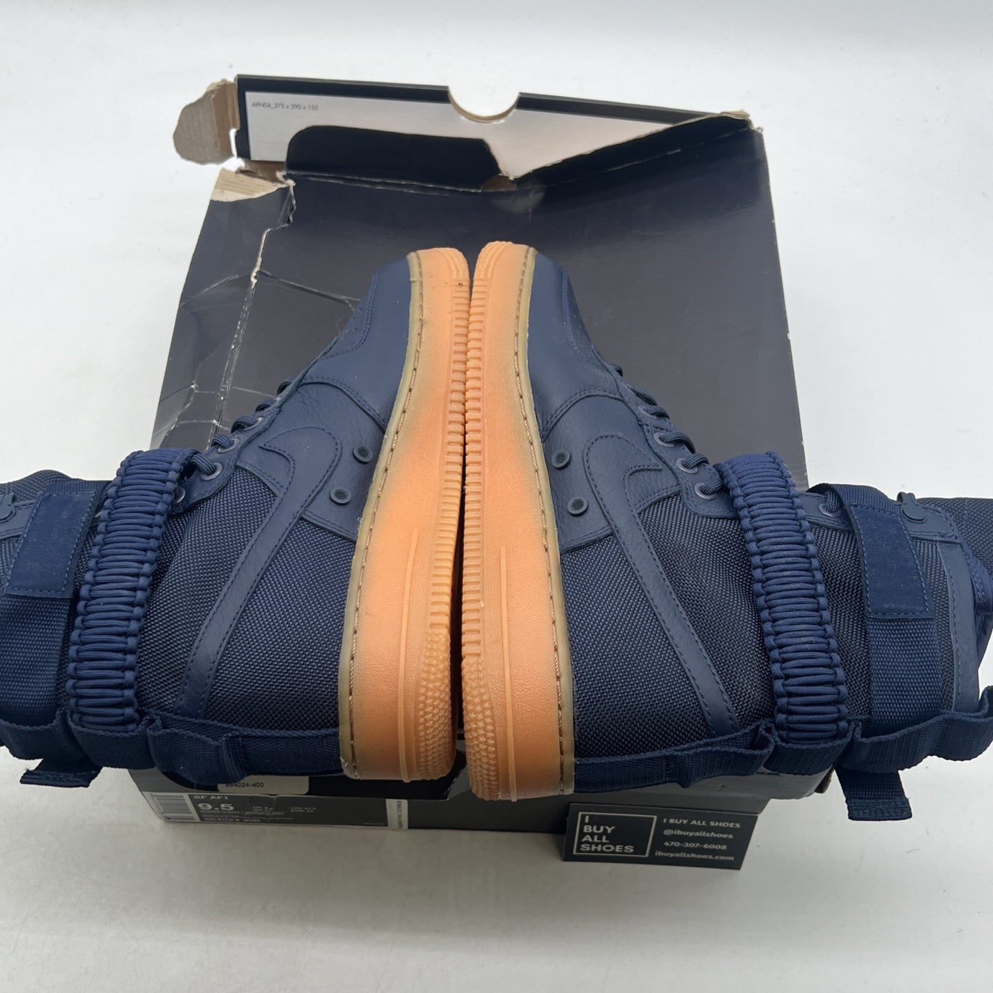 Size 9.5 - Nike Air Force 1 Midnight Navy (864024-400)