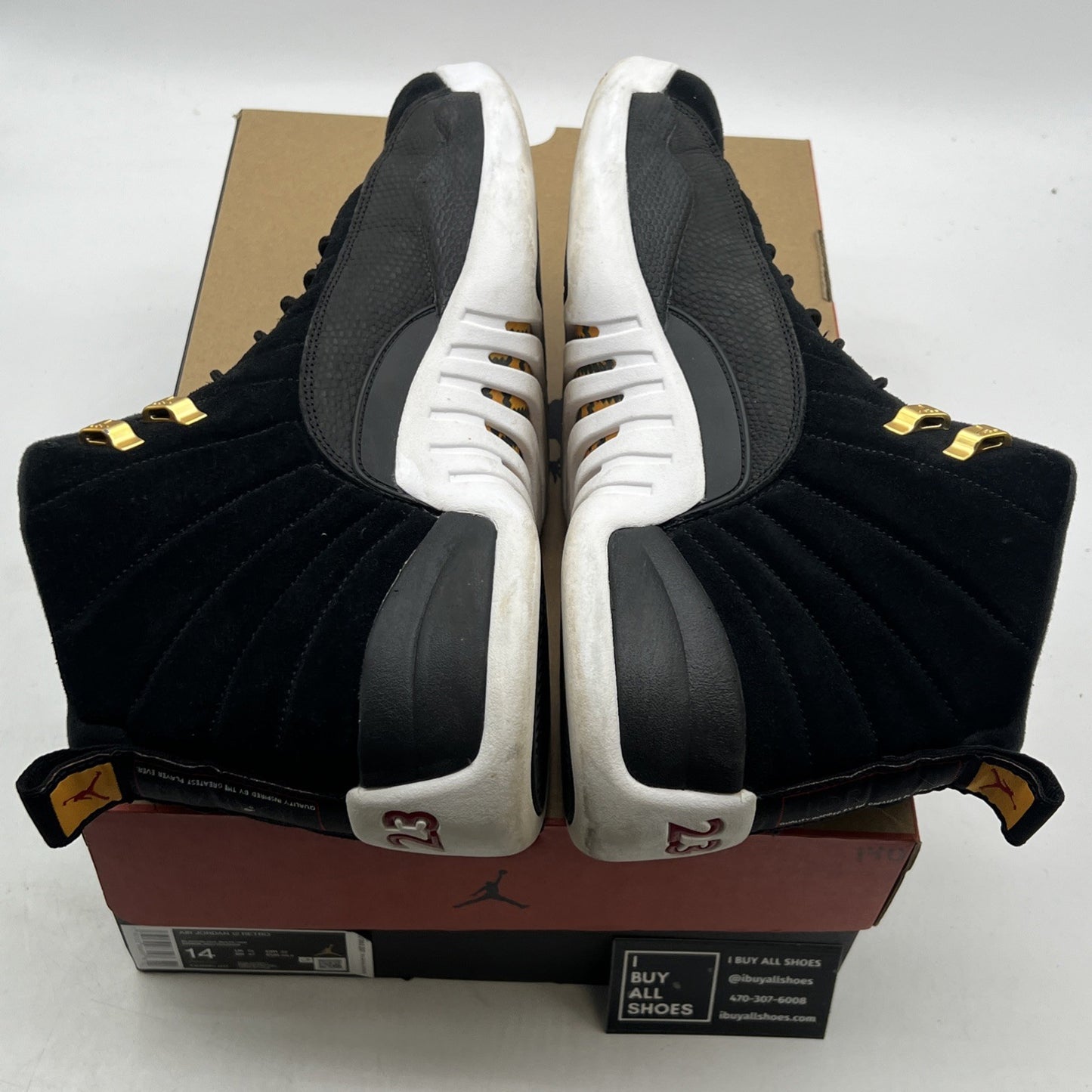 Size 14 - Air Jordan 12 Retro Reverse Taxi (130690-017)