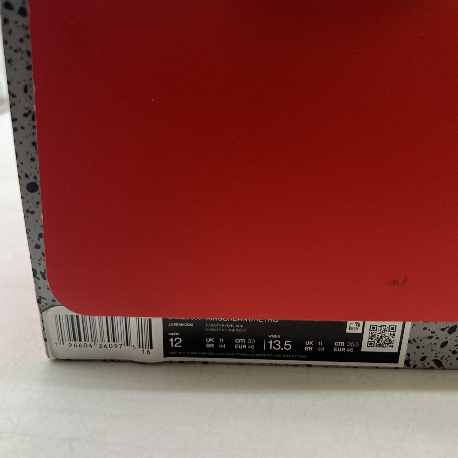 Size 12 - Air Jordan 6 Retro Toro Bravo (CT8529-600)