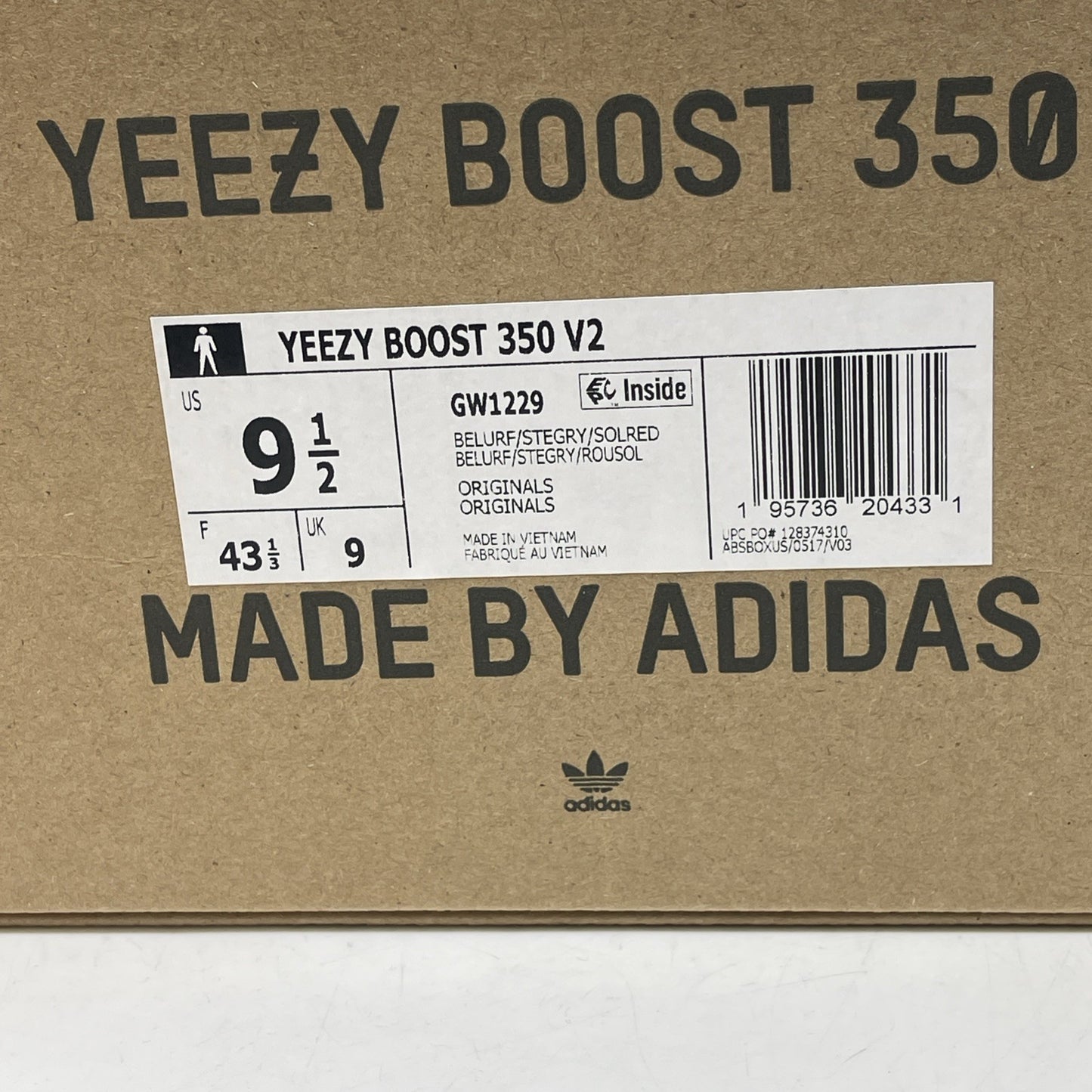 Size 9.5 - adidas Yeezy Boost 350 V2 Low Beluga Reflective Suede (GW1229)