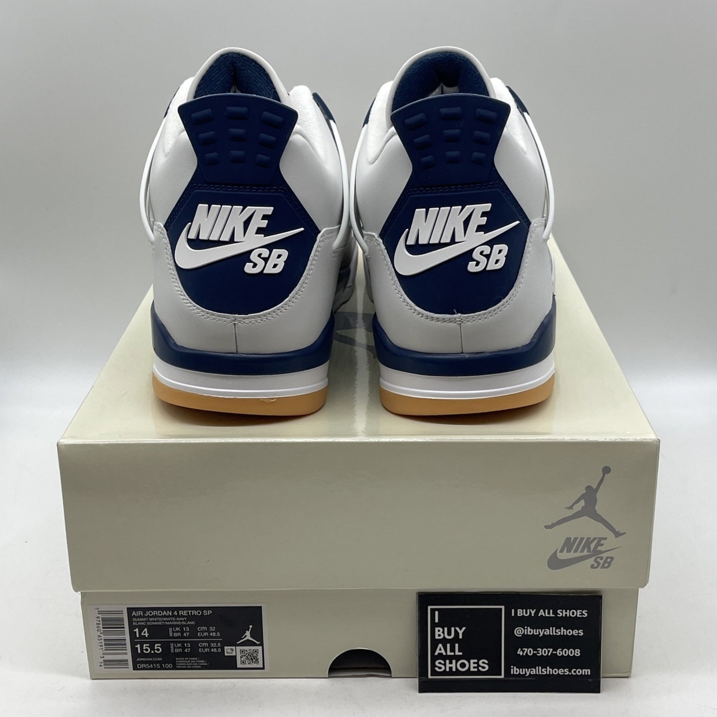 Size 14 - Air Jordan 4 Retro SP SB Navy (DR5415-100)