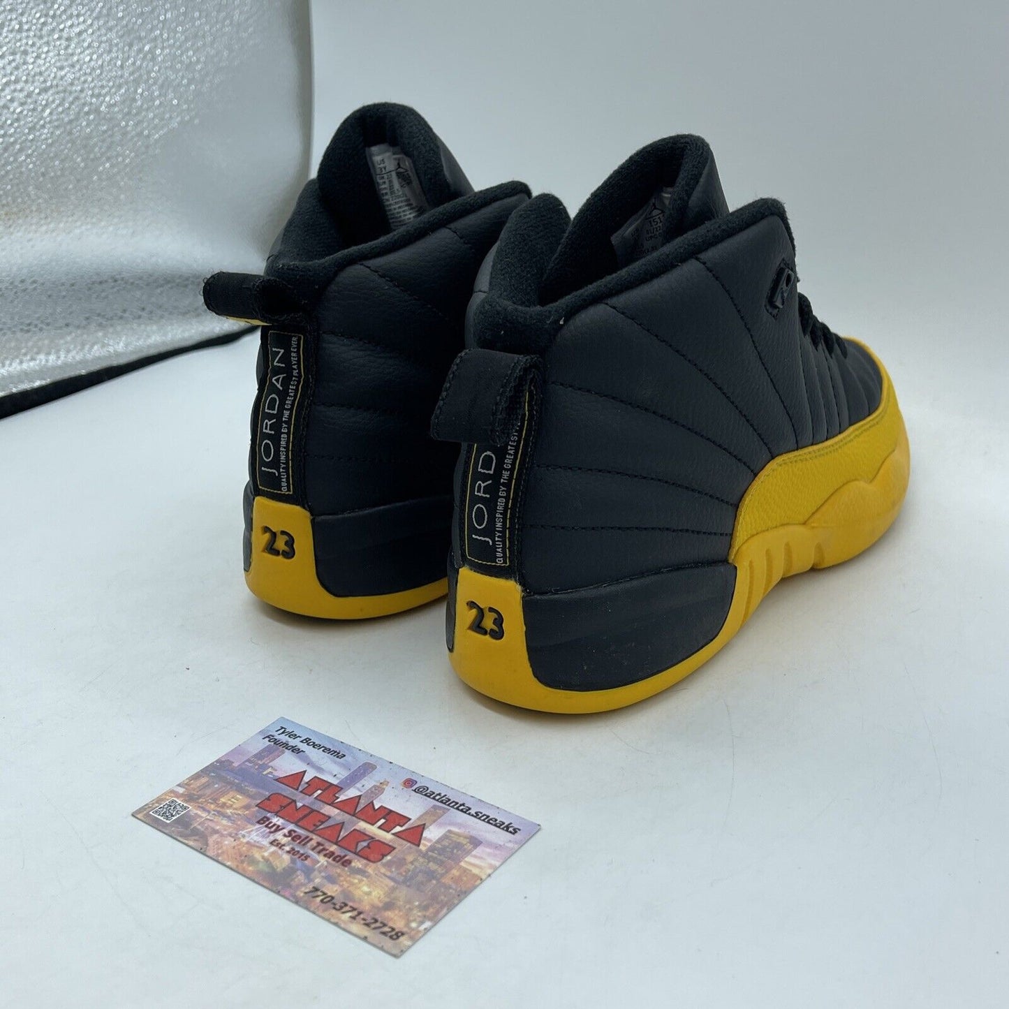 Size 3Y (PS) - Jordan 12 Retro Mid University Gold Yellow Black (151186-070)
