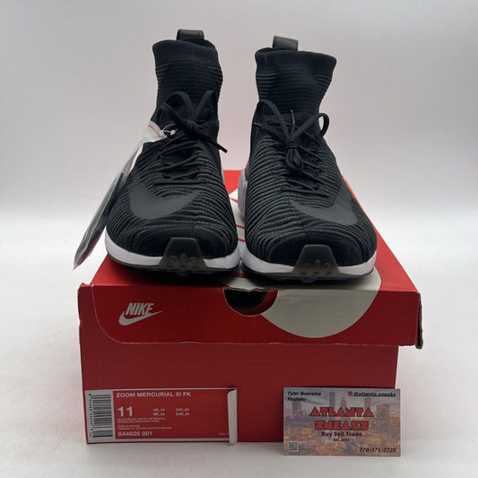 Size 11 - Nike Zoom Mercurial 11 Flyknit FC Black (845626-001)