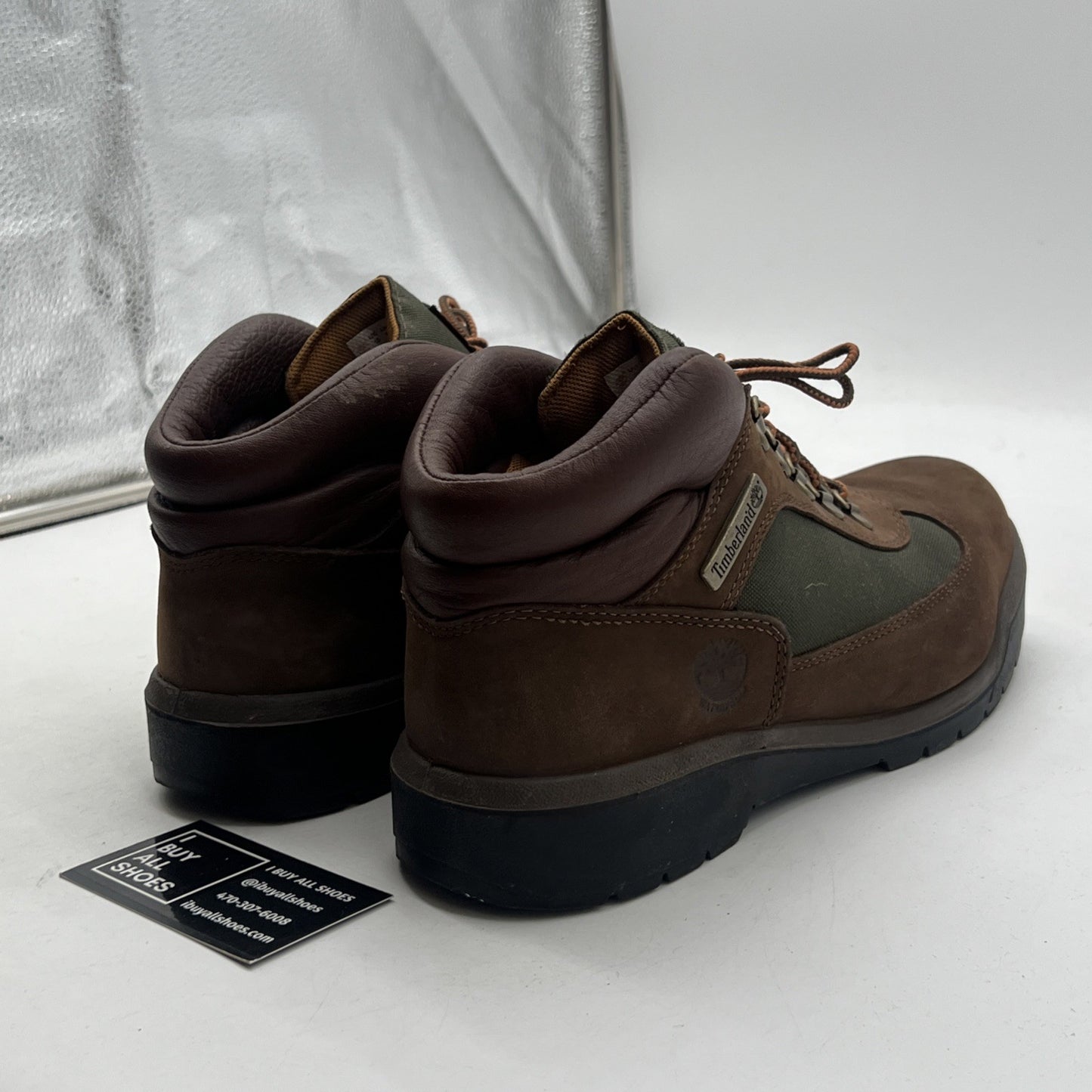 Size 10 - Men's Timberland Field Waterproof Mid Boots TB-0A18A6-D47 Brown Nubuck