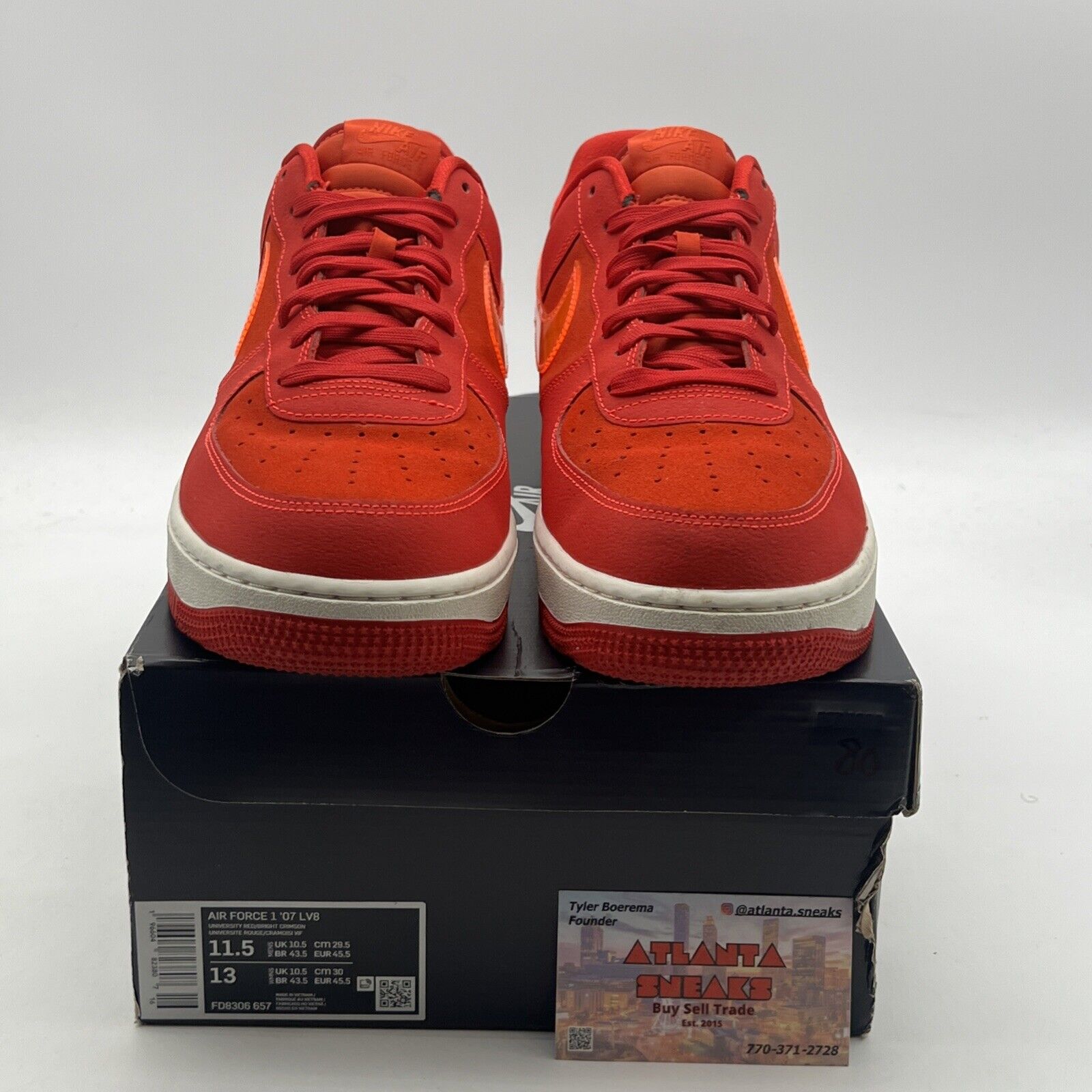 Size 11.5 - Nike Air Force 1 '07 ATL (FD8306-657)
