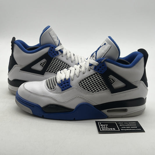 Size 9.5 - Air Jordan 4 Retro Mid Motorsports (308497-117)