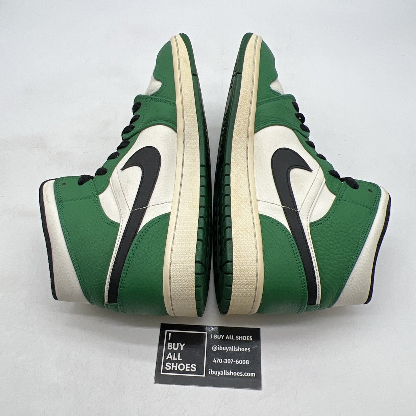 Size 10 - Air Jordan 1 Mid Pine Green (852542-301)