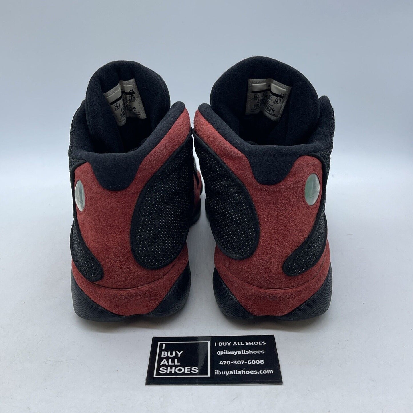Size 10.5 - Jordan 13 Retro Bred Black Red Suede (414571-004)