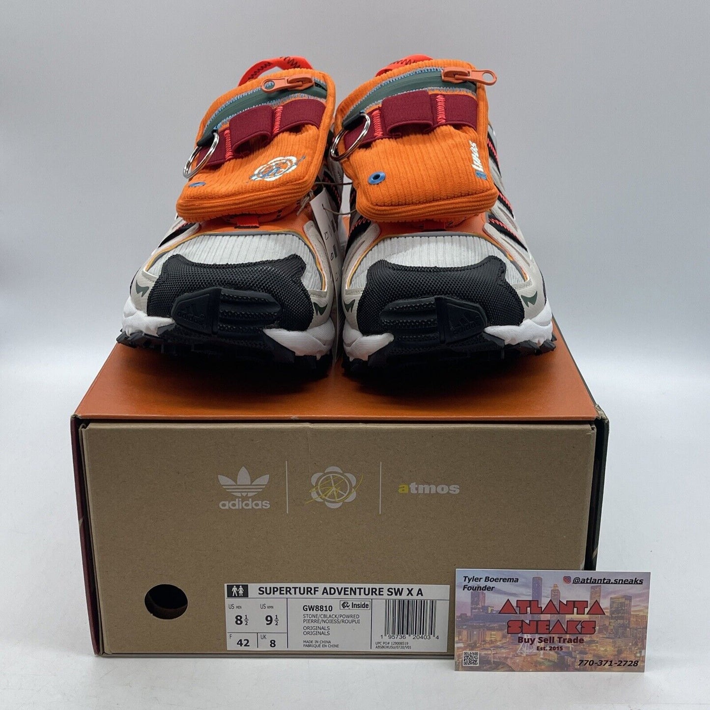 Size 8.5 - Sean Wotherspoon x atmos x Superturf Adventure Stone Orange (GW8810)