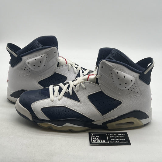 Size 14 - Air Jordan 6 Retro 2012 Olympic (384664-130)