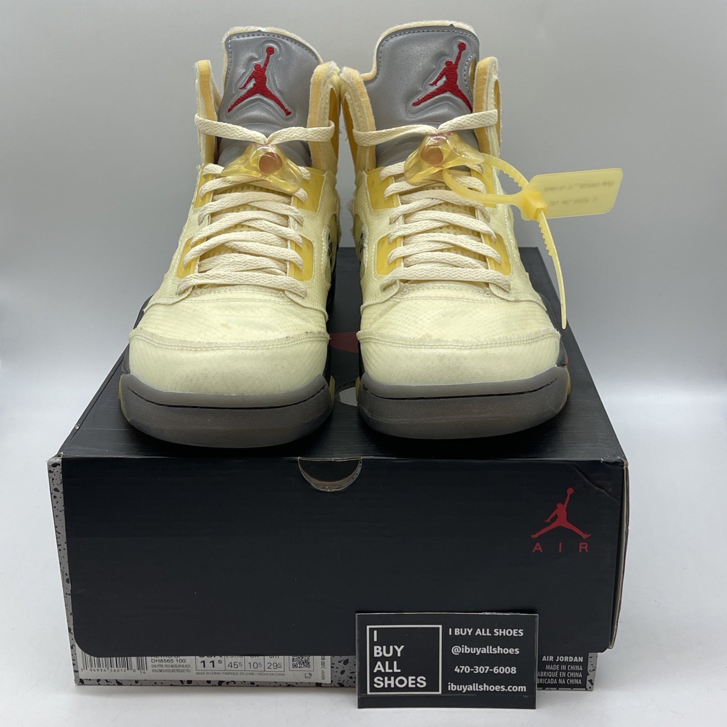 Size 11.5 - Air Jordan 5 SP x Off-White Mid Sail (DH8565-100)