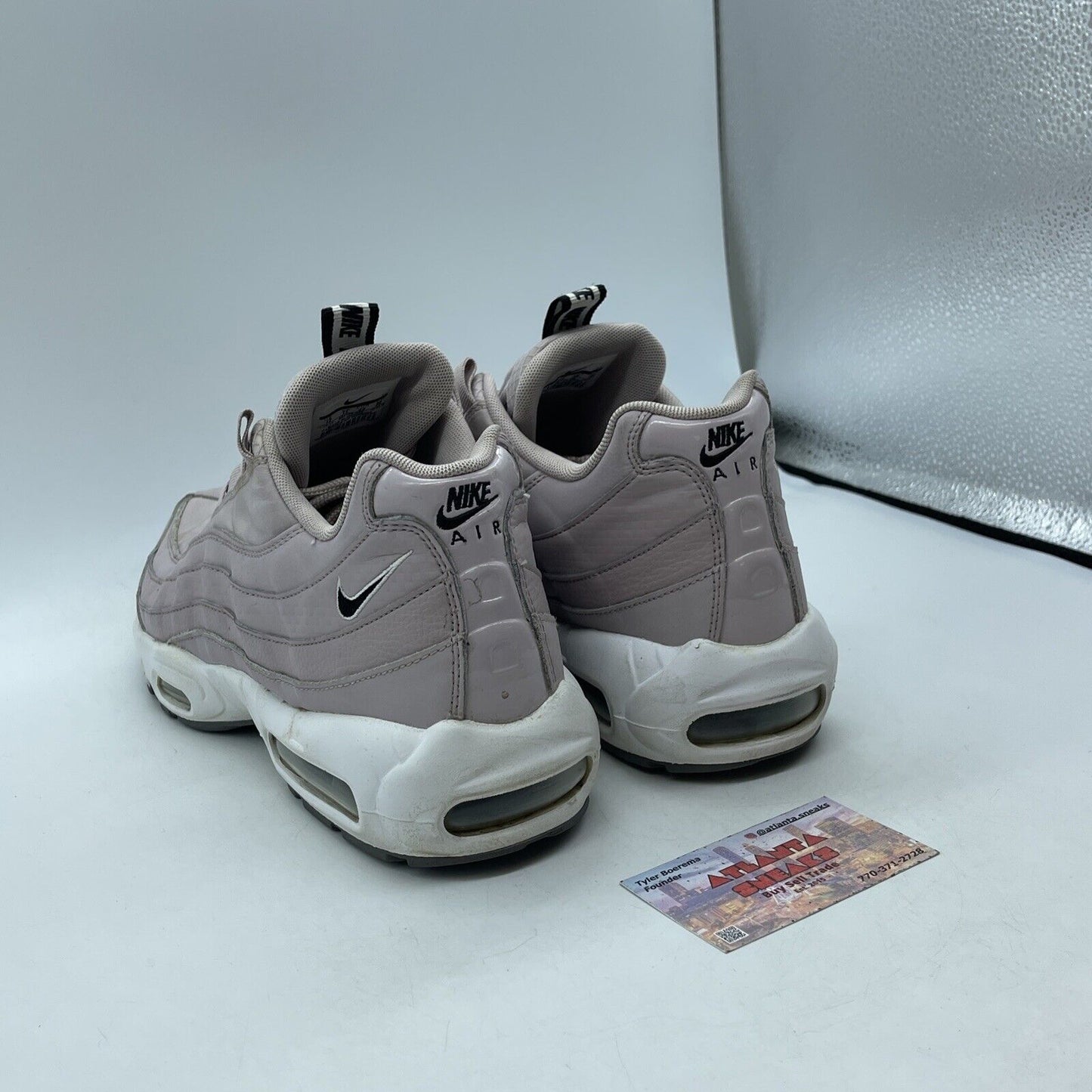 Size 12 - Nike Air Max 95 SE Particle Rose Black Suede Leather (AQ4129-600)