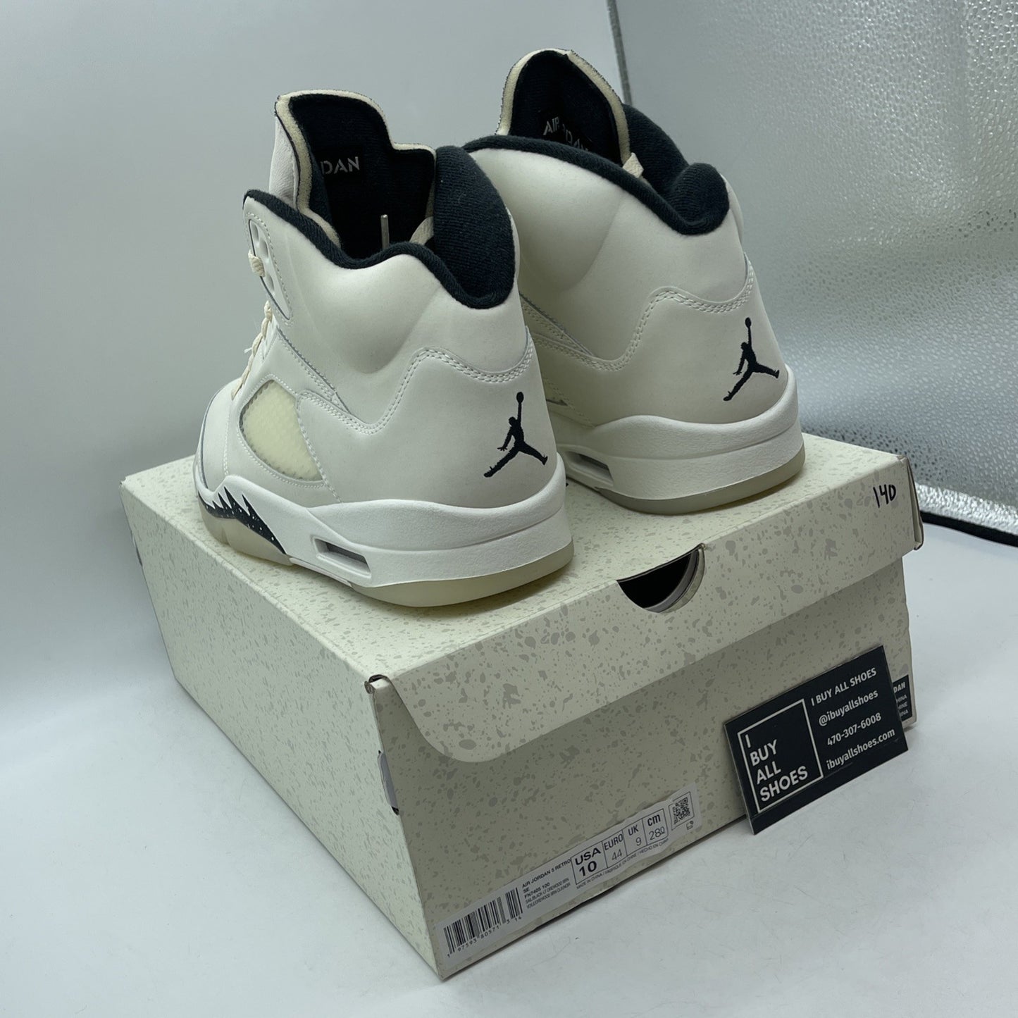 Size 10 - Air Jordan 5 Retro SE Sail Tan Suede (FN7405-100)