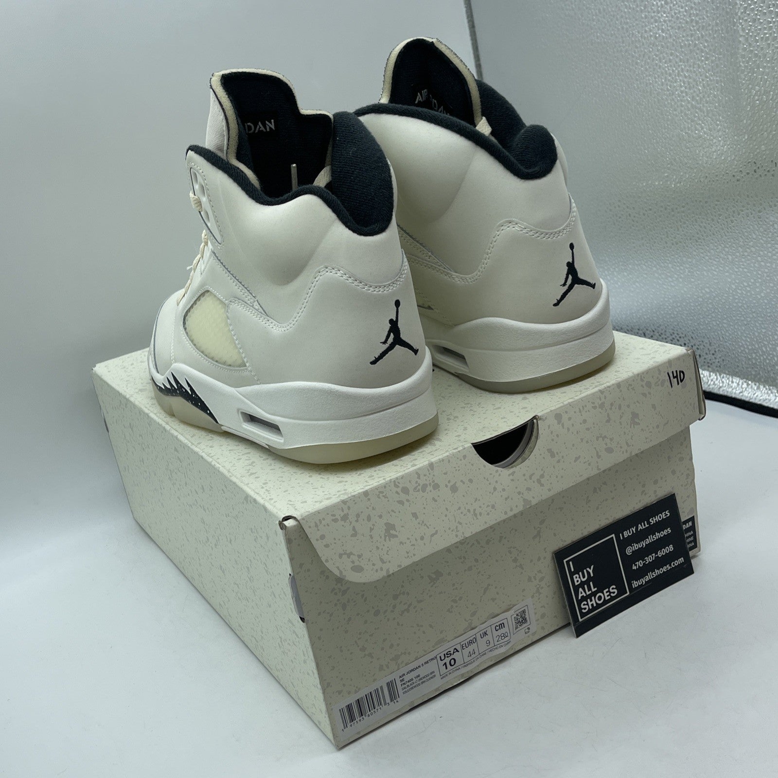 Size 10 - Air Jordan 5 Retro SE Sail Tan Suede (FN7405-100)