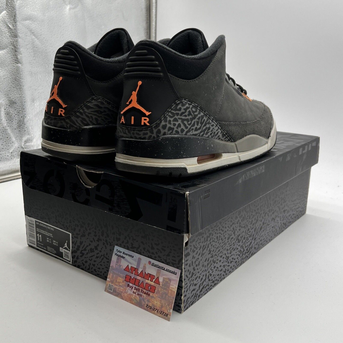Size 11 - Air Jordan 3 Retro 2023 Mid Fear (CT8532-080)