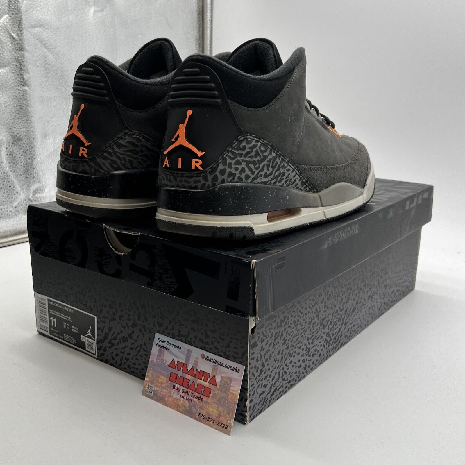 Size 11 - Air Jordan 3 Retro 2023 Mid Fear (CT8532-080)