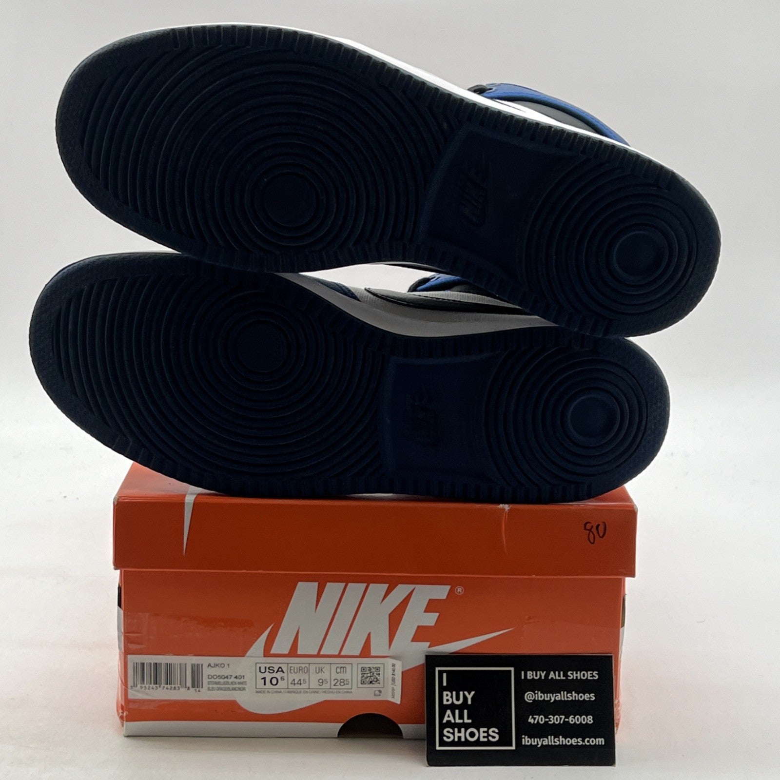 Size 10.5 - Air Jordan 1 KO Storm Blue (DO5047-401)