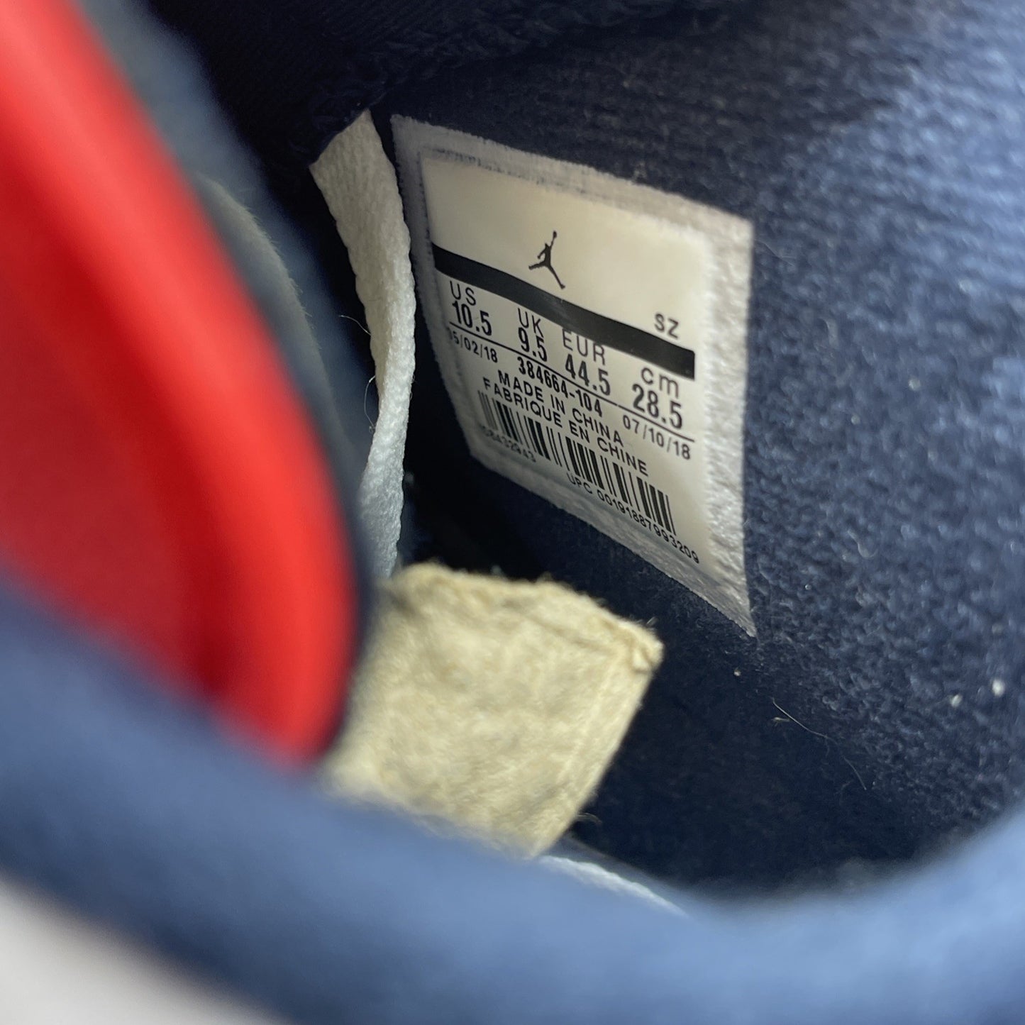 Size 10.5 - Air Jordan 6 Retro Tinker White Blue Grey Suede Leather (384664-104)