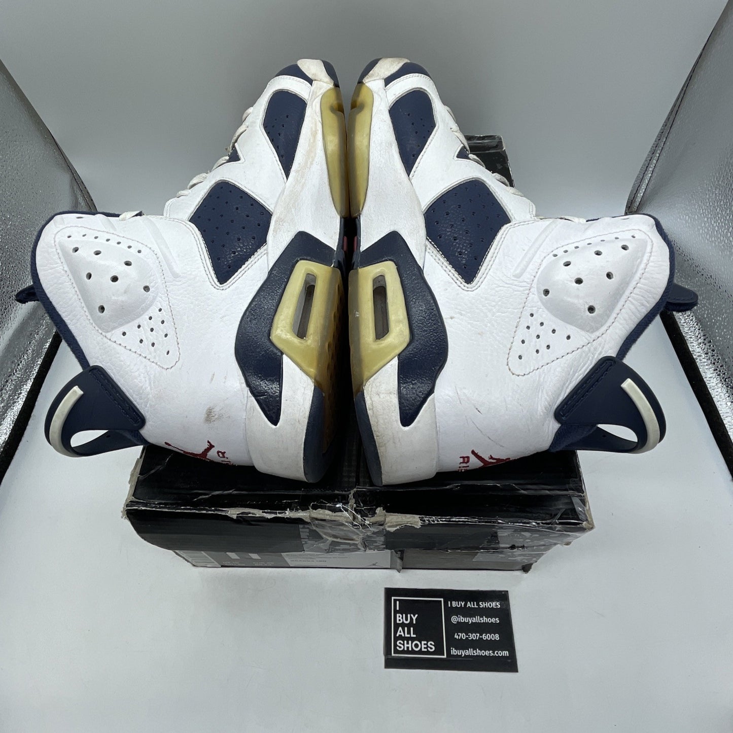 Size 11 - Air Jordan 6 Retro 2012 Olympic (384664-130)