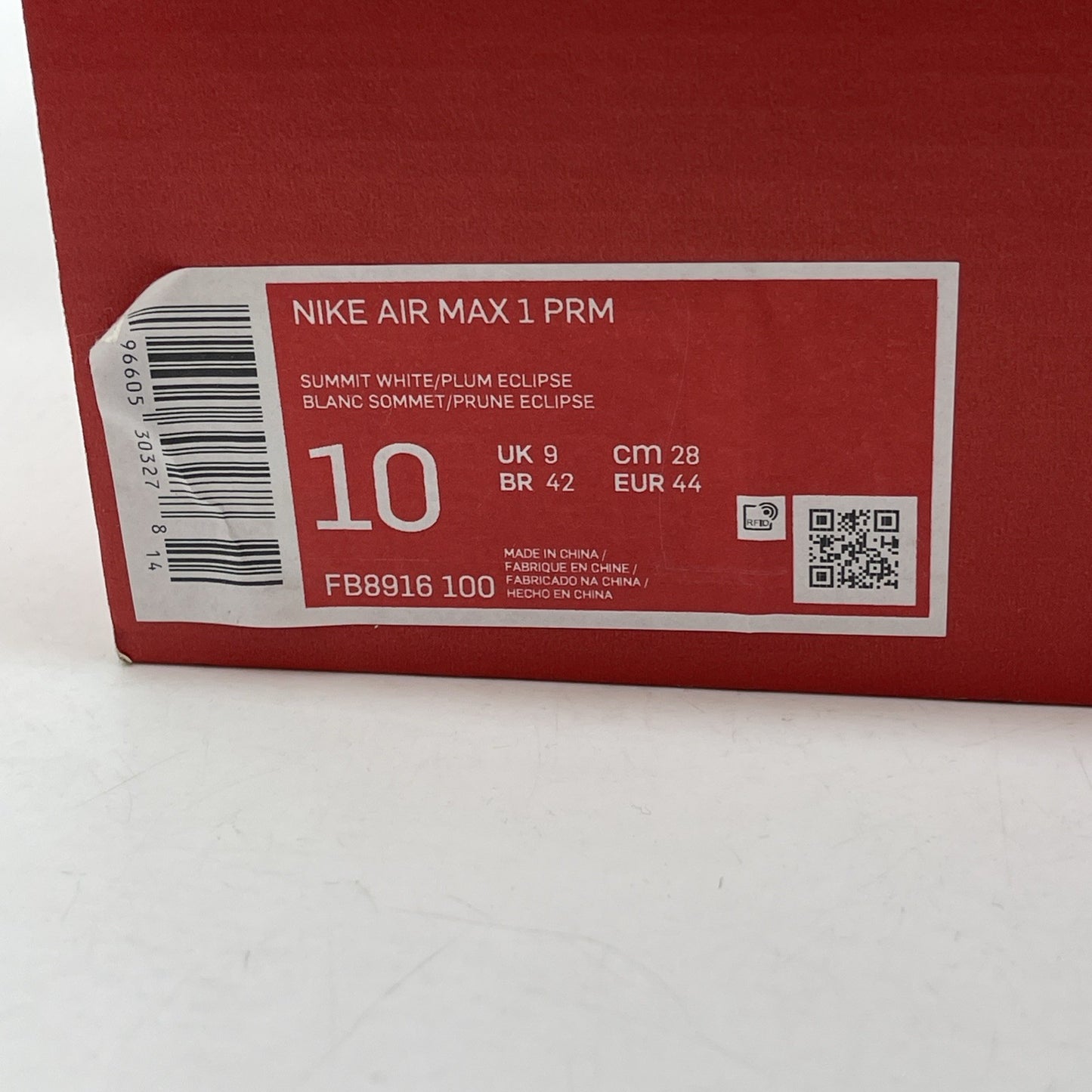 Size 10 - Nike Air Max 1 Premium 2023 Shima Shima Suede Leather (FB8916-100)